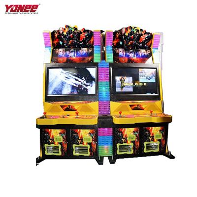 China Metal Yonee Arcade Simulator Game 3d Coin Operated Fighting Video Machine for sale