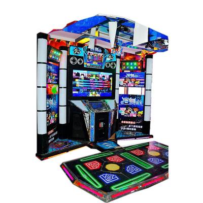 China Yonee metal coin operated hotsale amusement 3D simulator luxury arcade dance music game machine for sale