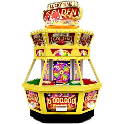 China Golden Metal Medal Lottery Coin Pusher Game Machine For Entertainment for sale