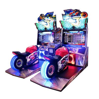 China Matel+Acrylic Yonee Motorbike Car Racing Games Motorcycle GP Simulator Arcade Game Machine -- Speed ​​Rider 3 for sale