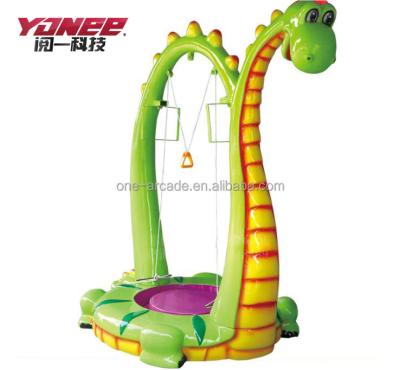 China Yonee Fiberglass Hot Sale New Design Funny Dinosaur Pool Kids Bubble Machine Toy For Kids for sale