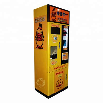 China Metal Yonee 1 ATM Bill /money/player coin exchange vending machine for sale