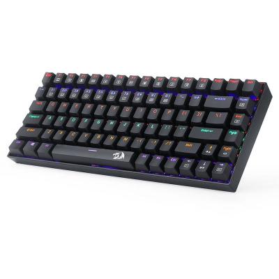 China K629-KB 75% Anti-ghosting 75% Rainbow LED Backlight Gaming Mechanical Keypad 84 Red Switch-Black Red Switch-Black Gaming Mouse and Keyboard for sale