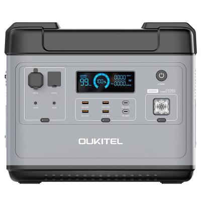 China OUKITEL P2001 2000W Ultimate 2000Wh Portable Power Station With Super Fast Charging For Outdoor Indoor Workshop P2001 for sale