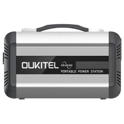 China OUKITEL CN505 614Wh/500W Portable Power Station with Pure Sine Wave and CN505 Solar Fast Charge-Black for sale