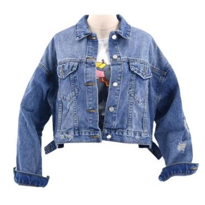 China Best Viable Chinese Manufacturer Products For Import 100%cotton Light Blue Streetwear Denim Jacket for sale