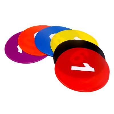 China Outdoor Exercise Light Weight Luminous Football Training Spot Marker, Speed ​​Agility Drills Training Round Spot Marker Poly Disc for sale