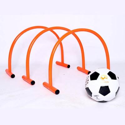 China Hot Selling PVC Soccer Goal Football Goal Practice Unique Luminous Design Color Durable Agility Pass Arch for sale