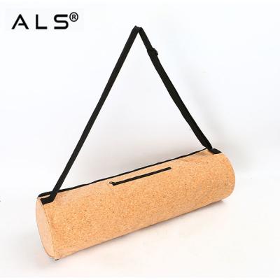 China Hot Sale Eco Friendly Cork Yoga Mat Tote Bag From YOGA BAG Factory And Gym Customize Logo Natural Cork Yoga Mat Bag for sale