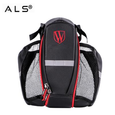 China Bicycle Bike Rear Bag Pannier Pannier Pannier Frame Bike Carrier Waterproof Travel Large Bag With Bottle Holder for sale