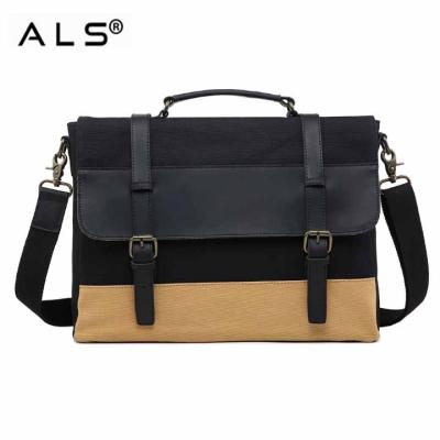 China Sling Bag For Boys College Canvas Shoulder Sling Bag Canvas Messenger Bag Laptop, Large Capacity Stylish Cross-body Satchel Toss Shoulder Men Bags for sale