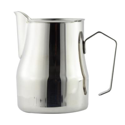 China 350ml 550ml Sustainable Style Stainless Steel Milk Jug Italian Milk Frothing Pitcher for sale