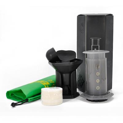 China Viable High Quality Espresso French Press Portable Bartender Tools ABS YuroPress Coffee Maker for sale