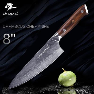 China 2019 67 Viable Professional Poses Chef 8 Inch Damascus Kitchen Knife for sale