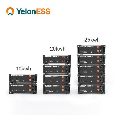 China Yeloness best selling 48V 100Ah Lifepo4 battery pack 5kwh 10kwh 48v 100ah 200ah lifepo4 lithium ion solar battery 100Ah/200Ah/400Ah for sale