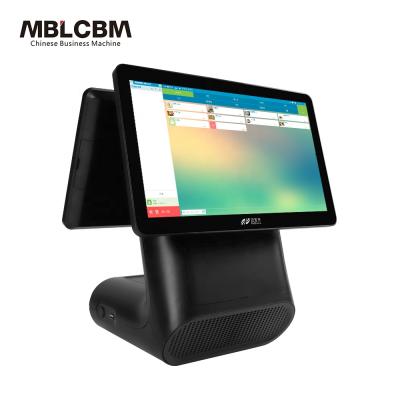 China For Retail POS Cash Register Dual Screen POS 8G/32G/64G DDR3 2G for sale