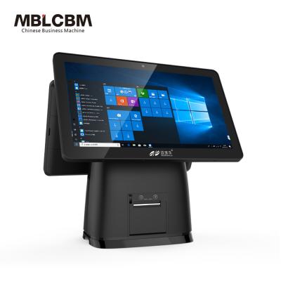 China All In One Desktop PC Dual POS Machine Screen POS For Fast Food Restaurant MSATA 32G (64G/128G) SSD for sale