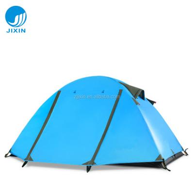 China High Quality Waterproof Foldable Double Layers Camping Tent 2 Person, Outdoor Family Camping Tent for sale