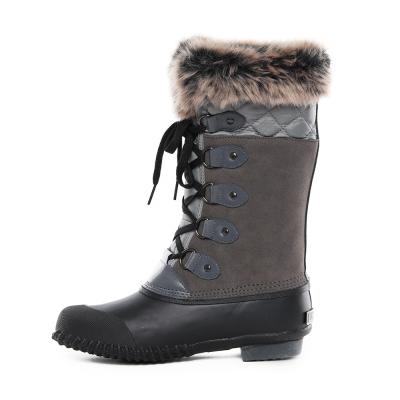 China CUSHIONING 2021 Hot Selling Amazon Duck Boots Snow Boots Turkey Fur Waterproof Snow Boots for sale