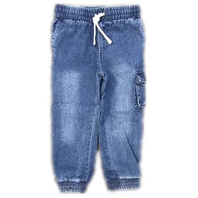 China Breathable Hot Sale Wholesale Kids Clothing Elastic In-stock Waist Kids Boys Denim Jeans for sale