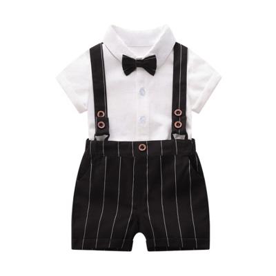 China P0113 Boy Kids Suit Boys Summer 2pcs Casual Clothing Boys Formal Short Set for sale