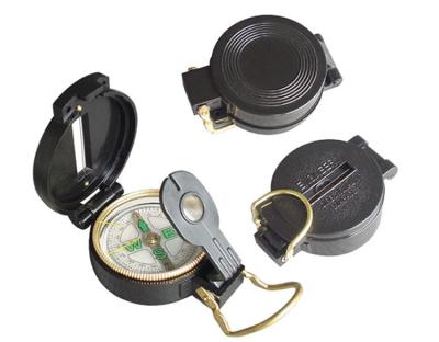 China Pointing Guide DC45-1 Aluminum Thumb Holding Ring And Bezel Pocket Lensatic Compass for sale