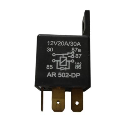 China Manufacturer direct 30A 5 Pin Auto Relay 2.5CM*2.5CM*5.5CM for sale