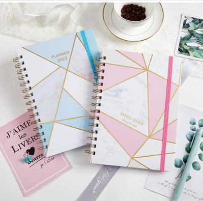 China Promotion Top Cover Spiral Ordered Hard Top Priorities Ordered Writing Space Inscribed Planner Agenda Notebooks for sale