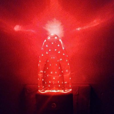 China Modern Plug In Led Bathroom Night Light Toilet Led Sensor Night Light With Red Color for sale