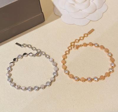 China Other new round bead bracelet is hand-welded section by section, and it is selected from S925 sterling silver imported from German for sale