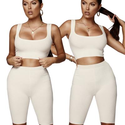 China QUICK DRY Women 2 Piece Set Summer ClothesTShirts Biker Shorts Casual Plus Size Equipments Two Piece Coldker for sale