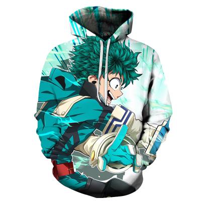 China 2021 Boy/Girl Hoodies Boku No/My Hero Academia Viable Midoriya Izuku Deku Personality Men/Women Sweatshirt Hoodie Streetwear for sale