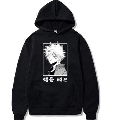 China Viable Harajuku My Hero Academia Unisex Hoodies Japanese Anime Bakugou Katsuki Printed Men's Hoodie Streetwear Casual Sweatshirts for sale