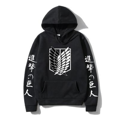 China Viable Attack On Titan Mens Sweatshirt Fashion Anime Print Streetwear Japanese Pullover Sweatshirts Tops Unisex Sportswear Sudaderas for sale