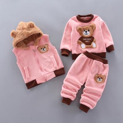 China 2021 Spandex/cotton children's clothing fall children's clothing boy's three-piece suit for sale