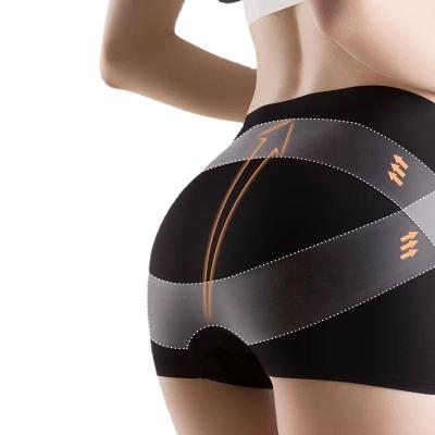 China Breathable Women's Boxer Abdomen Pants Body Shaper Hip Pants Mid Waist Safety Pants Pelvis Correction Belt for sale