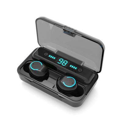 China 2020 Original Amazon Success F9 F9-9 Sport Waterproof In-ear Rename GPS Wireless Headset Headphones for sale