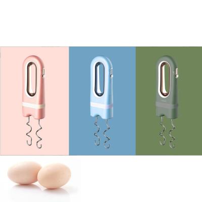 China Mini Hand Held Egg Beater Multi Purpose Home Sustainable Handheld Radio Small Electric Beater For Beating Eggs Baking Cream Cake for sale