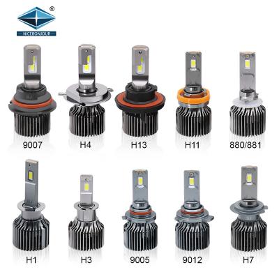 China Canbus For 90% Car Led H7 H11 Led Canbus Car Headlight Lamp With CE FCC EMARK RoHS Vehicle Accessories Led Car Headlight for sale