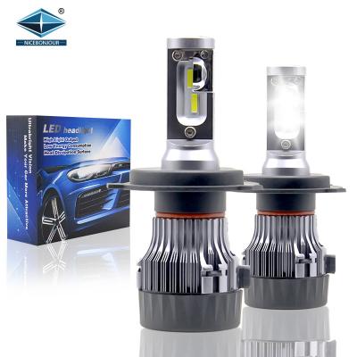 China Canbus For 90% Car Factory 360 Degree H13 H1 H7 9005 9006 Auto Car Led Motorcycle Light Bulb H4 Led Headlights for sale