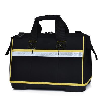 China Large Capacity Open Top Durable Tool Bag Backpack Heavy Duty Electrician Rolling Tool Carrier Bag Electrician Kit Tools Backpack for sale