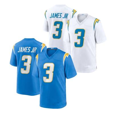 China Newcomer 2022 Antibacterial Derwin James Jr. Rugby Jersey #3 Chargers Stitched American Football Vapor Limited Los Angeles Tank Tops for sale