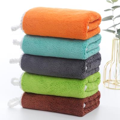 China High Quality Strong Clean Square Hand Towel Child Safe Water Absorption Small for sale