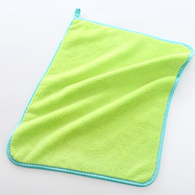 China Child Safe Same Color Wrapping Edge Towel Steamer Cool Cloth For Small Kitchen Towel for sale