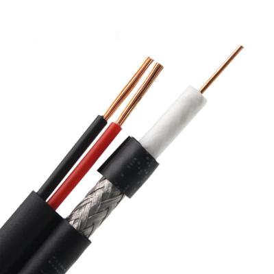 China factory supplier Low loss 75ohm rg6 coaxial cable for communication CCTV Camera antenna RG6 dish cable RG60 Coaxial Cable for sale