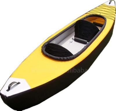 China Adult Fashionable Luxury Sting Resistant Folding Design Professional Dropstitch Kayak For Seaside for sale