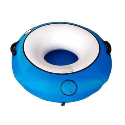 China Outdoor Water Fun New Fashion Products High Quality Blue Inflatable Snow Tube With Waterproof Nylon For Adult for sale