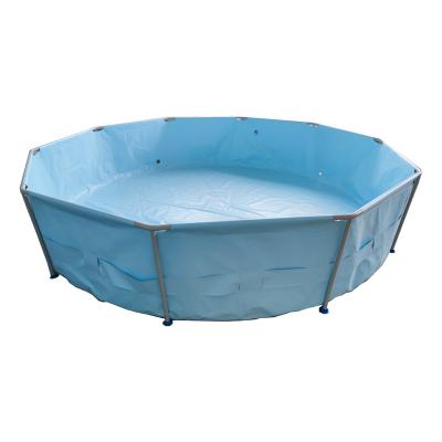 China Hot Sale Adult Customized Foldable Outdoor Portable Swimming Above Ground Frame Pool for sale