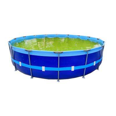 China New Brand Adult PVC Swimming Frame Luxury Foldable Pool For Backyard With Steel Frame for sale