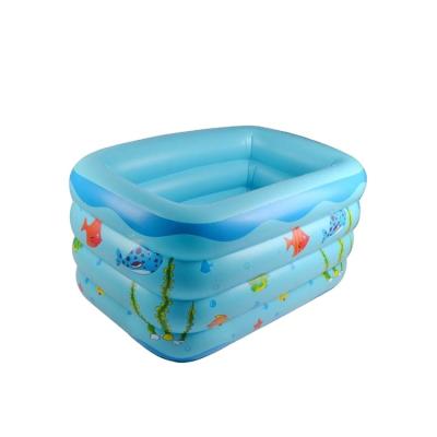 China OEM Design Kids Easy Set Eco-friendly Happy World Inflatable Baby Pool For Indoor for sale